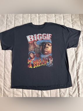 The Notorious B.I.G. Shirt Men’s 2XL Biggie It Was All A Dream Hip Hop Rap Black
